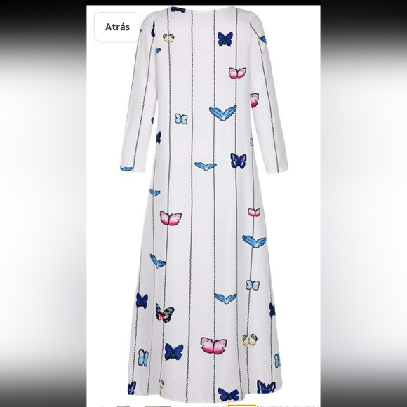 MISSLOOK butterfly print  Maxi Dress Size M - Picture 5 of 16